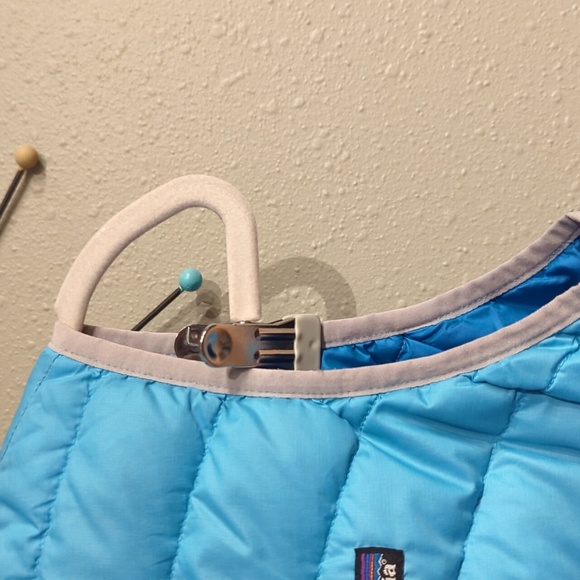 Patagonia puffer vest light blue full zip pockets small - Picture 4 of 10